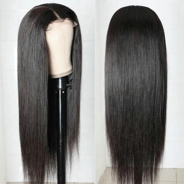 Straight Lace Front Wigs 13x4 Brazilian Remy Glueless Human Hair Wigs