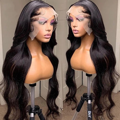 Glueless Body Wave Wig 200% Density 5x5 HD Lace Closure Wig Human Hair Wigs 30 Inch Pre-plucked Body Wave Wig