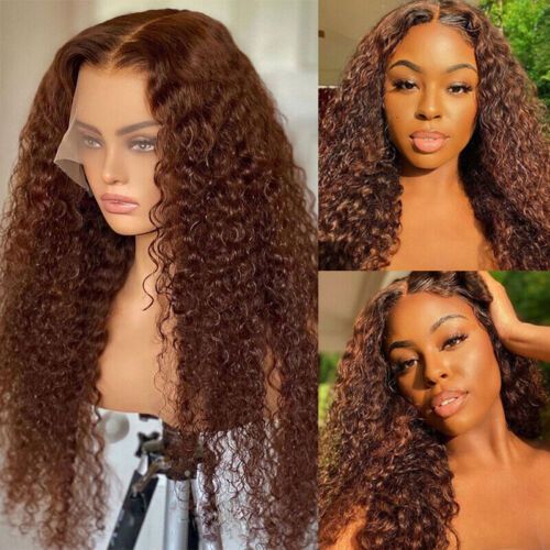 HD Lace Full Lace Wig Chocolate Brown Hair Glueless Full Lace Human Hair Wigs for Black Women