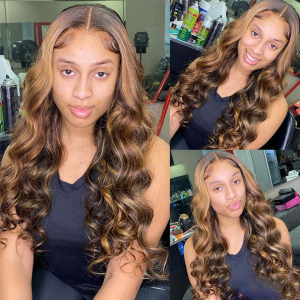 Brazilian Body Wave Lace Front Wig Human Hair 13x4 Lace Frontal Glueless Wig 180% Density
