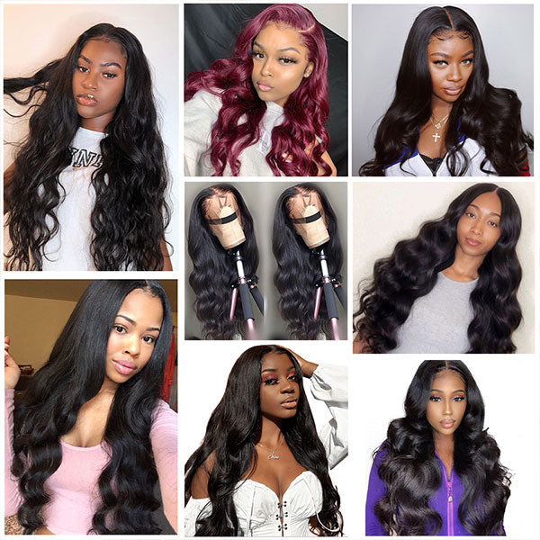 13*6 body wave lace frontal wig human hair wigs