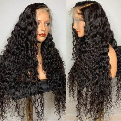 5x5 HD Lace Closure Wigs Deep Wave Wig Pre Plucked Affordable Human Hair Lace Front Wigs Glueless Wigs