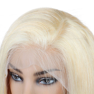 613 Blonde Lace Wig Body Wave Wig 4x4 Lace Closure Wig Human Hair Wig 150% Density