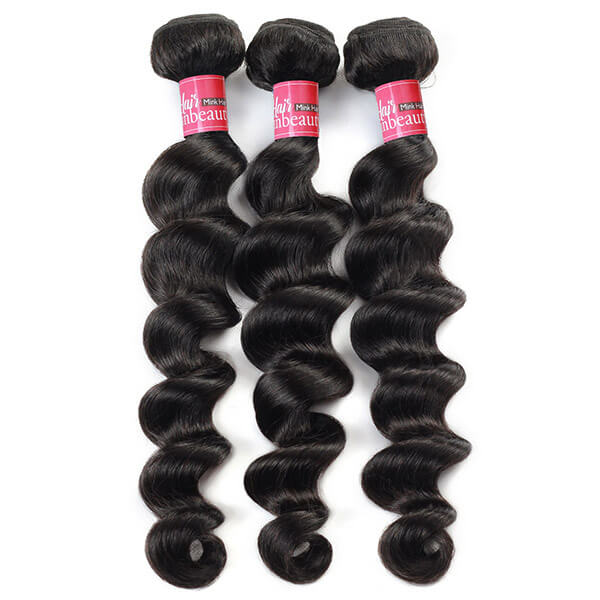 Brazilian Loose Deep Wave 3 Bundles Loose Wave Deep Human Hair