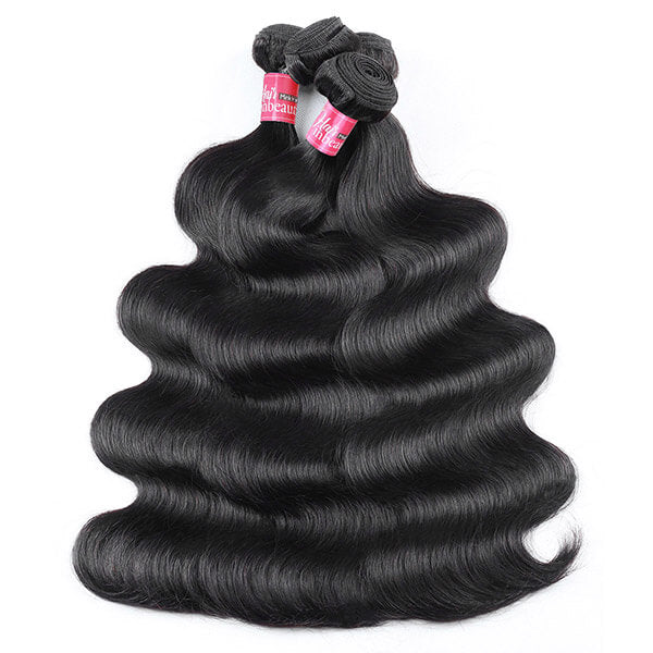 Indian Hair Body Wave With 4*4 Lace Closure 100% Unprocessed Human Hair Extension