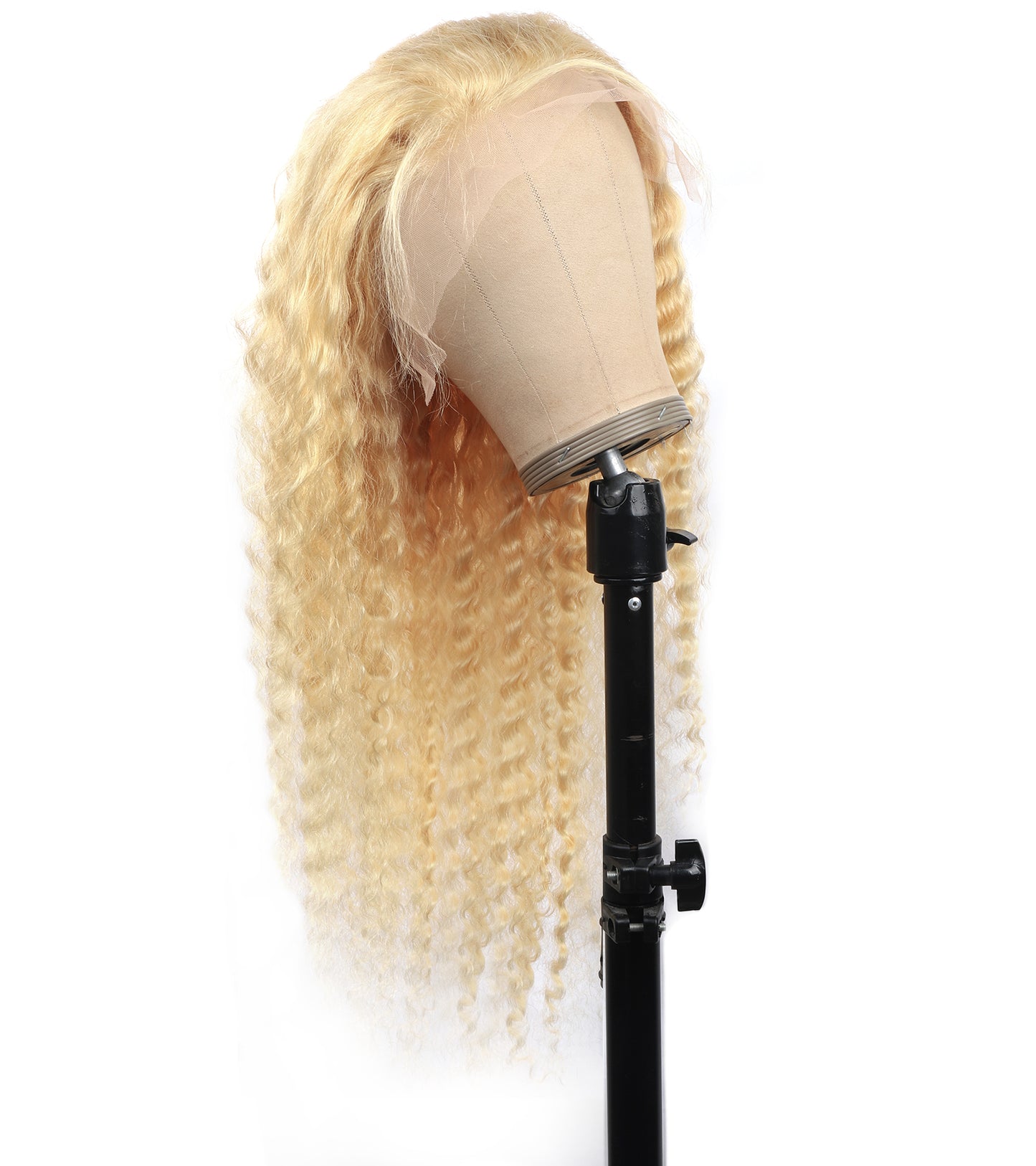 Blonde 613 Deep Wave Wig 13*4*1 Lace Part Human Hair Wig Deep Wave