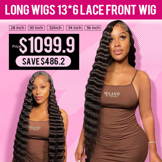 5Pcs Long Lace Front Wig 13*6 HD Lace Wigs Pack Deal