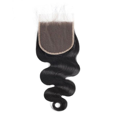Mink Hair Virgin Brazilian Body Wave Human Hair 3 Bundles With 5*5 Lace Closure