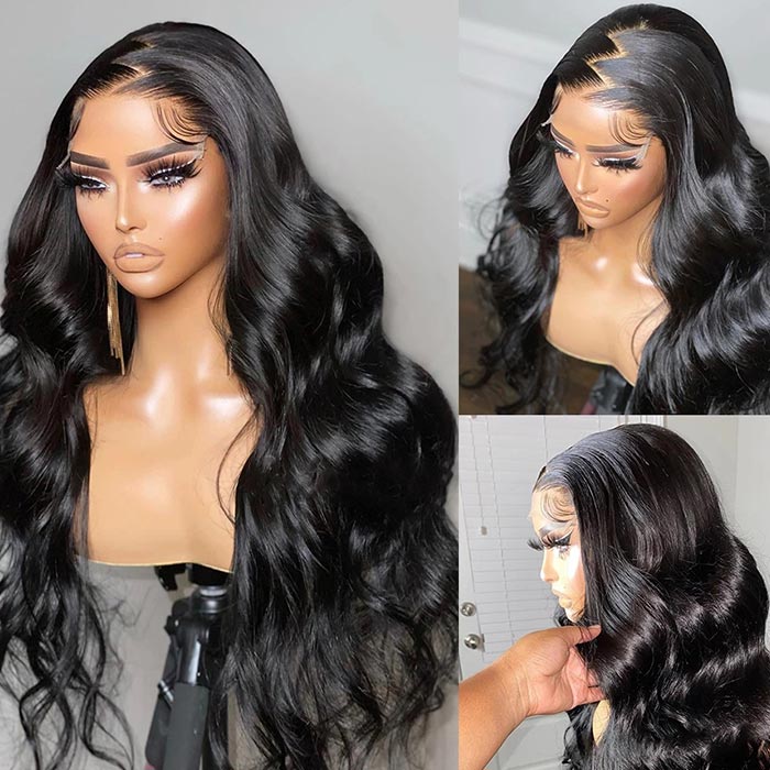 Undetectable Lace Wig 5x5 HD Lace Wigs High Quality Body Wave Glueless Wig 180% Density