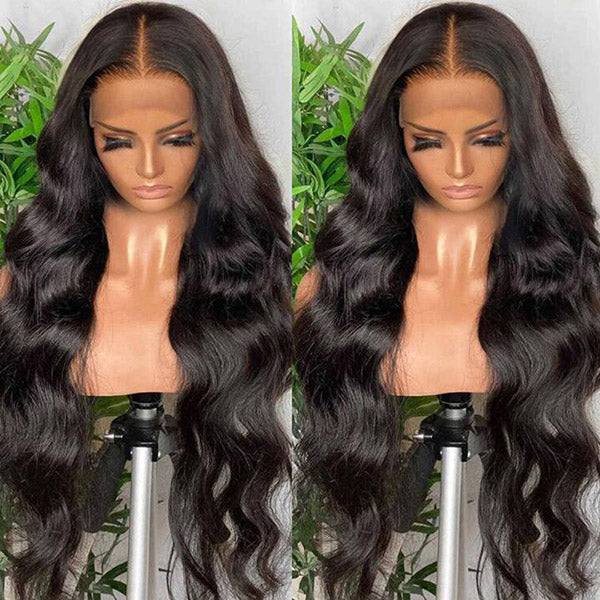 5x5 HD Lace Closure Wig Body Wave Human Hair Wig Glueless Lace Front Wigs Pre Plucked