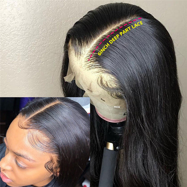 13*6 body wave lace frontal wig human hair wigs