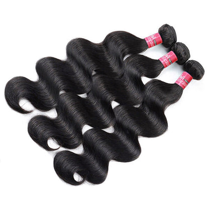 Peruvian Hair Body Wave With 4*4 Lace Closure 100% Unprocessed Human Hair Extension