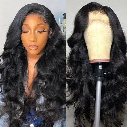 Body Wave HD 13x4 Lace Front Wigs Transparent Lace Frontal Wigs Human Hair Pre- Cut Lace Wigs