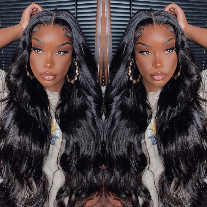Body Wave HD 13x4 Lace Front Wigs Transparent Lace Frontal Wigs Human Hair Pre- Cut Lace Wigs