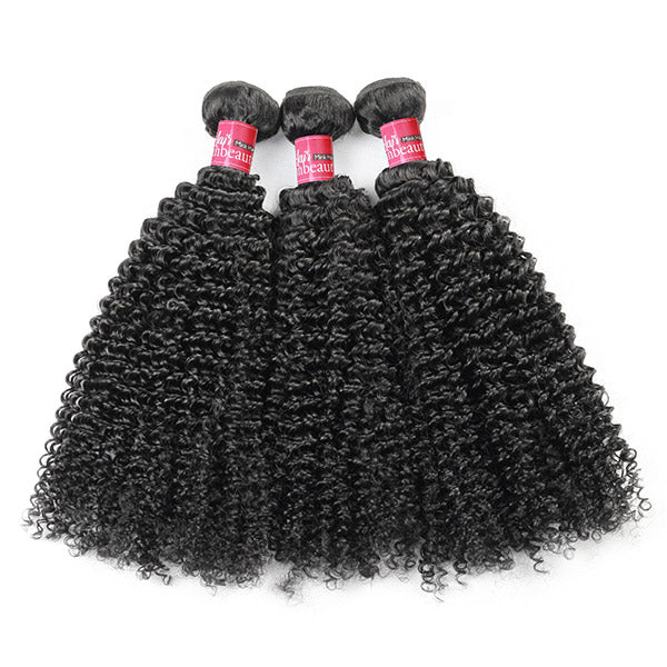 3 Bundles Mink Hair Jerry Curl Weave Hairstyles Curly Hair