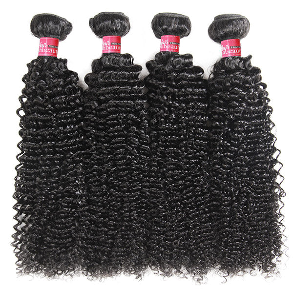 3 Bundles Mink Hair Jerry Curl Weave Hairstyles Curly Hair