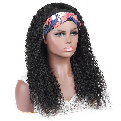 Curly Hair Headband Wigs For African American