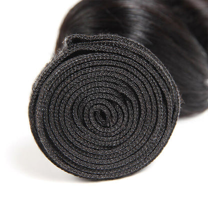 4 Bundles Loose Wave Virgin Human Hair Extension Can Be Dyed Bleached Freely For Black Women