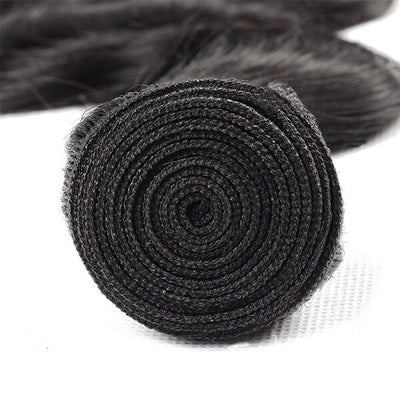 High Quality Virgin Body Wave Hair 3 Bundles With 13*4 Lace Frontal