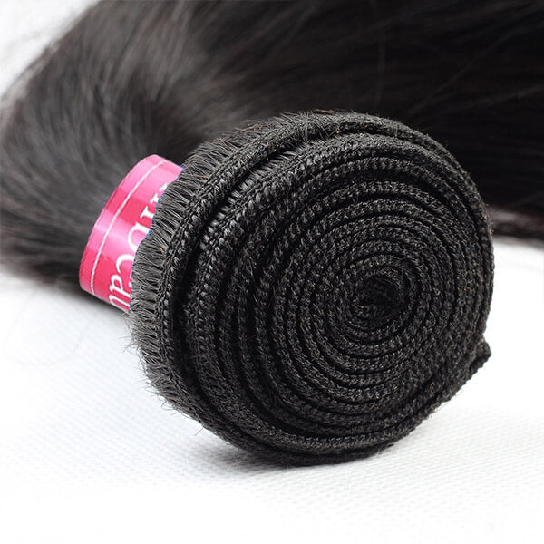 Mink Brazilian Straight Hair 3 Bundles with 13*4 Lace Frontal