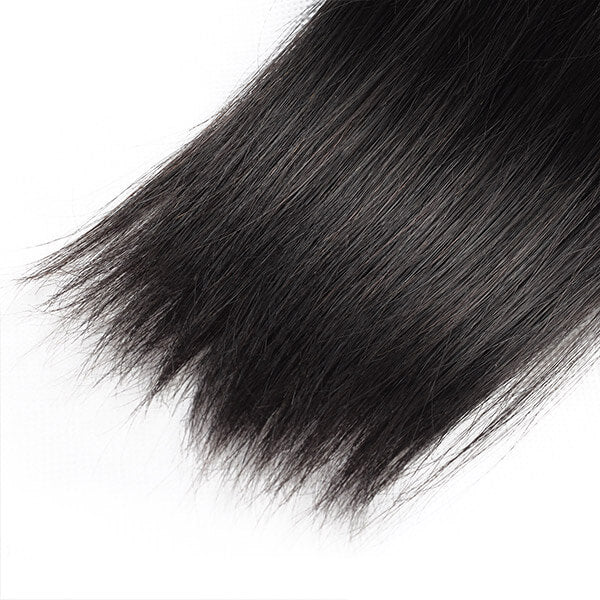 Brazilian Silky Straight Hair With 4*4 Lace Closure 100% Unprocessed Human Hair Extension