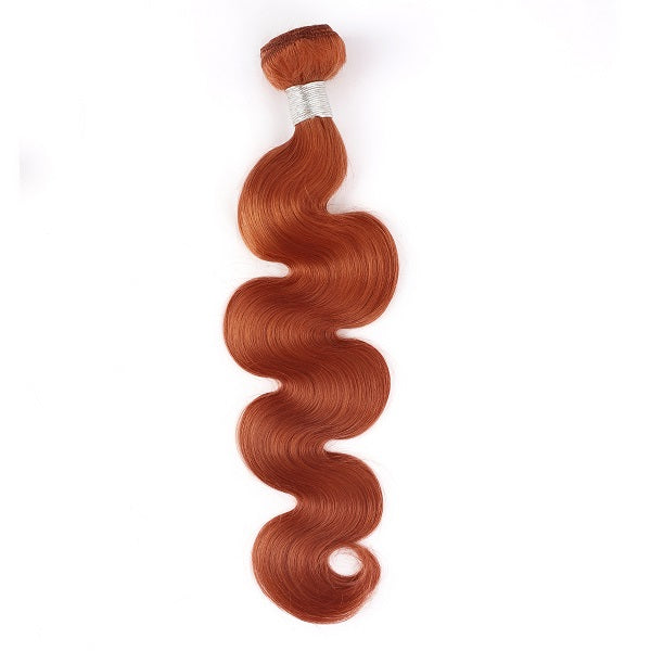 Ginger Ombre Color Body Wave 3 Bundles Human Hair Weave