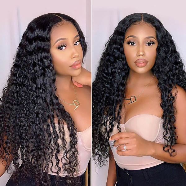 Hd Lace Deep Wave For Black Women High Quality Human Hair Lace Front Wigs Sale Online