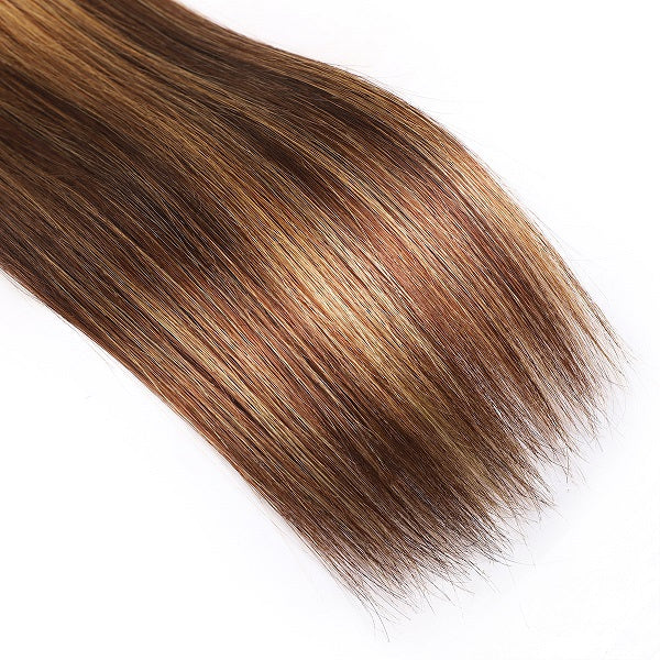 Honey Blonde Highlight Ombre Color Silky Straight Hair 3 Bundles Human Hair Weave