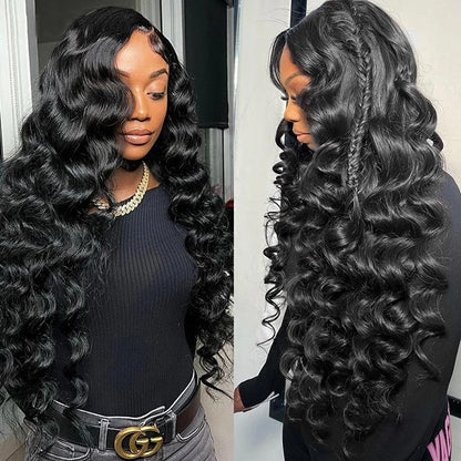 4x4 Undetectable Human Hair Wigs Loose Wave Lace Closure Wig Real Swiss Lace Wigs Glueless Wigs