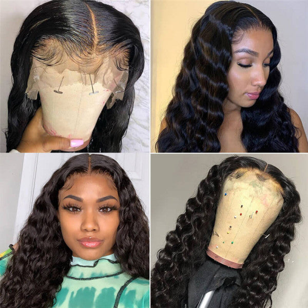 loose deep virgin human hair wig