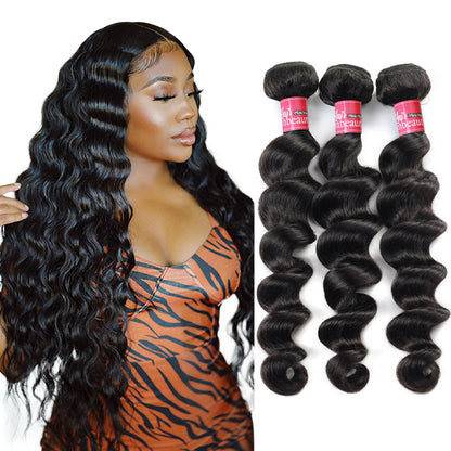 Brazilian Loose Deep Wave 3 Bundles Loose Wave Deep Human Hair