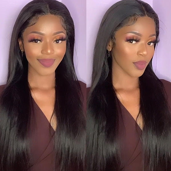 Straight Hair HD Lace Front Wigs Virgin Human Hair Wigs Glueless Wigs