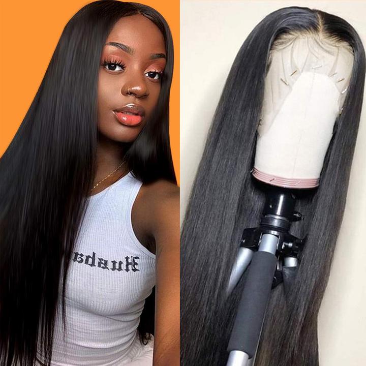 HD Transparent Lace Straight Weave Lace Front Wig